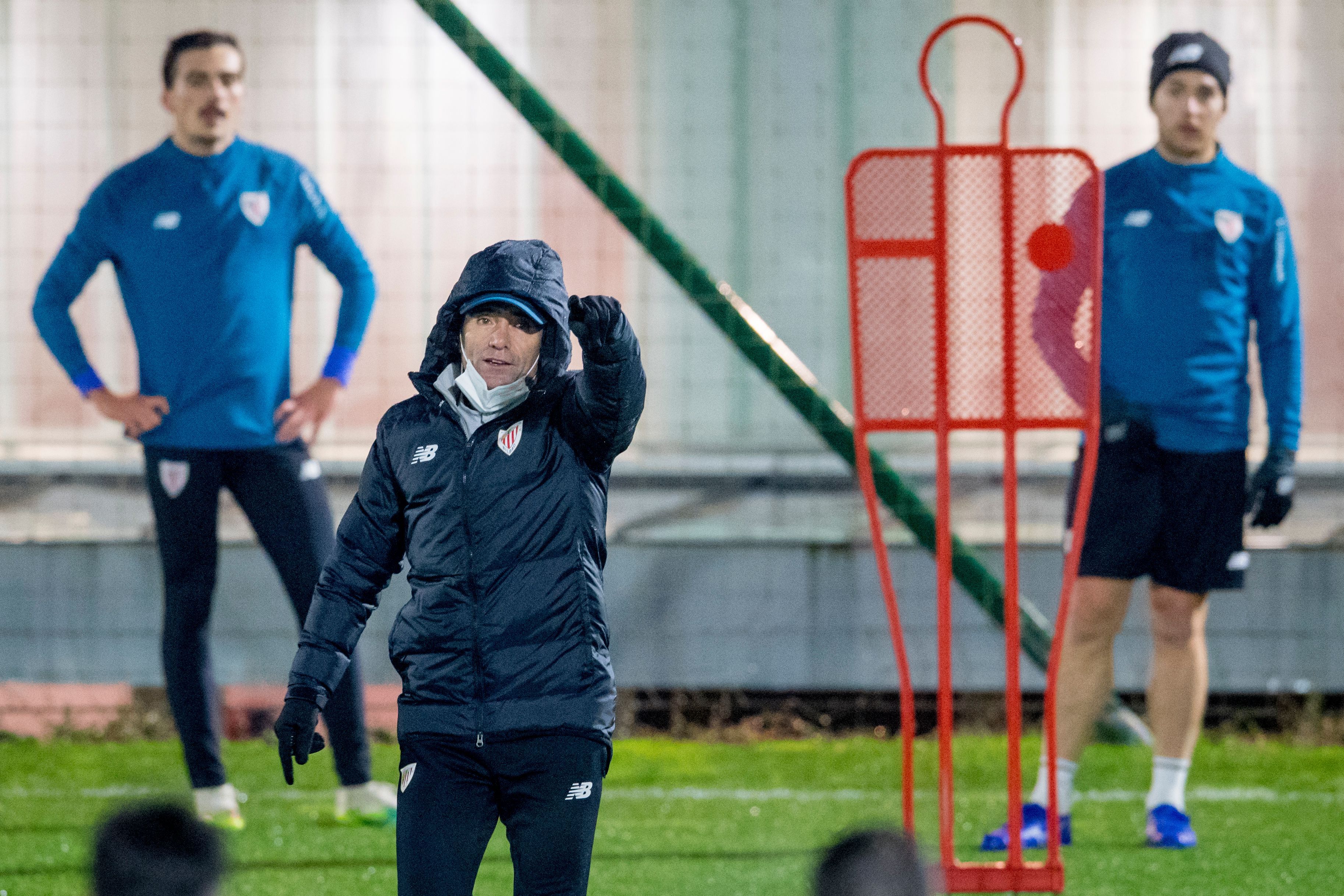 Primer entrenamiento de Marcelino con el Athletic en Lezama.