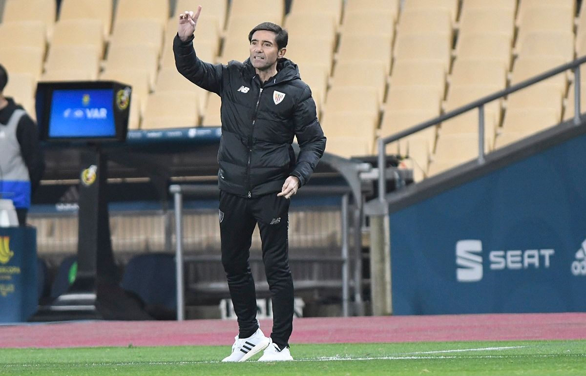 Marcelino García Toral, atento al desarrollo de la final.