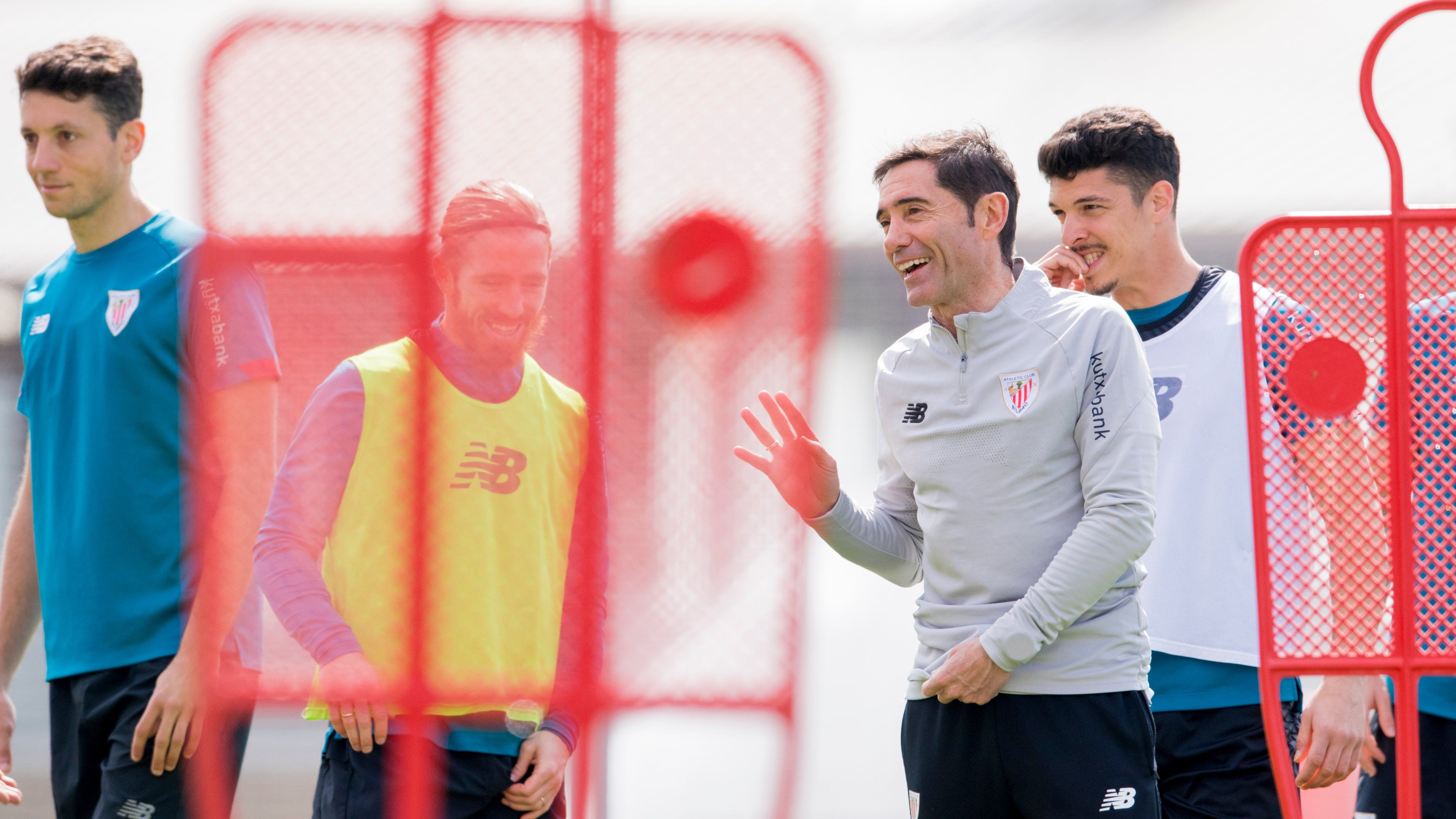 Risas y buen rollo con Marcelino en Lezama.