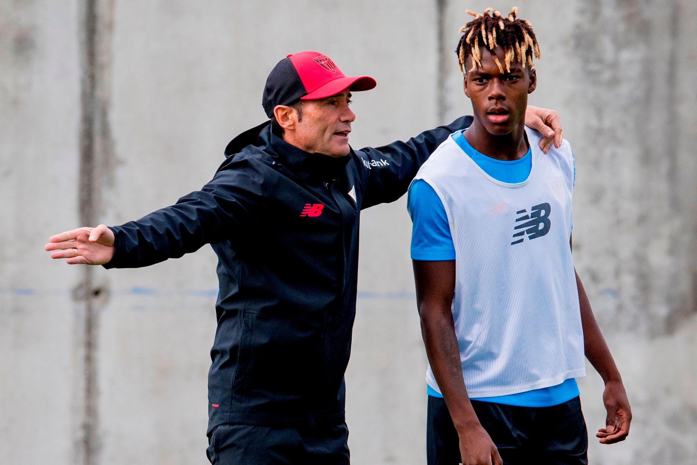  Instrucciones de Marcelino García a Nico Williams en su etapa como entrenador en Lezama.