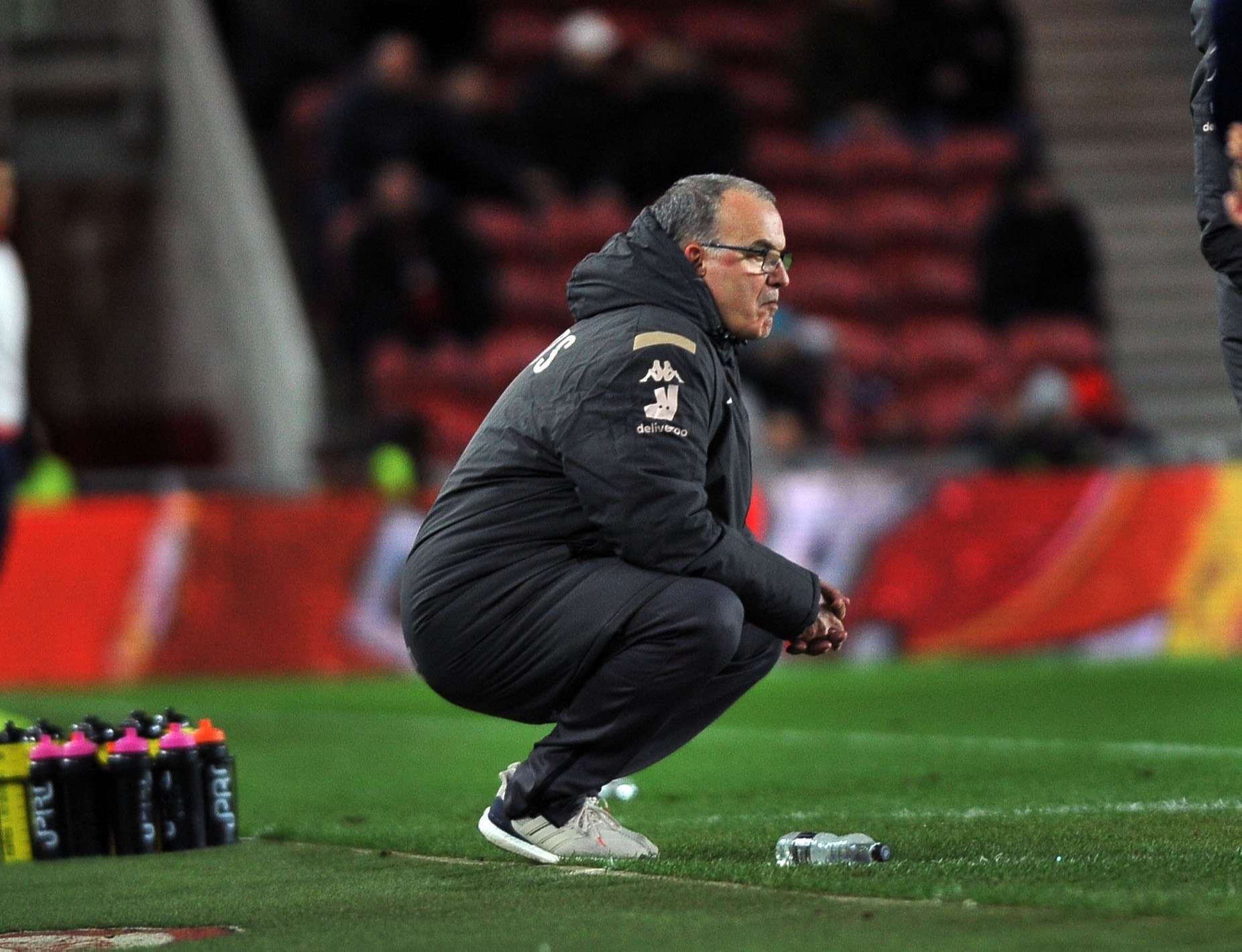  Marcelo Bielsa durante el duelo ante el Middlesbrough.