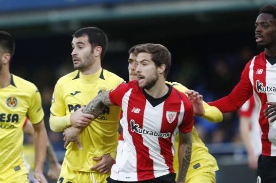 Iñigo Martínez, frente al Villarreal.