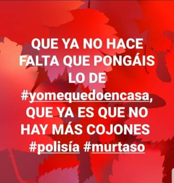 Mensaje que parodia los hashtag ante el coronavirus.