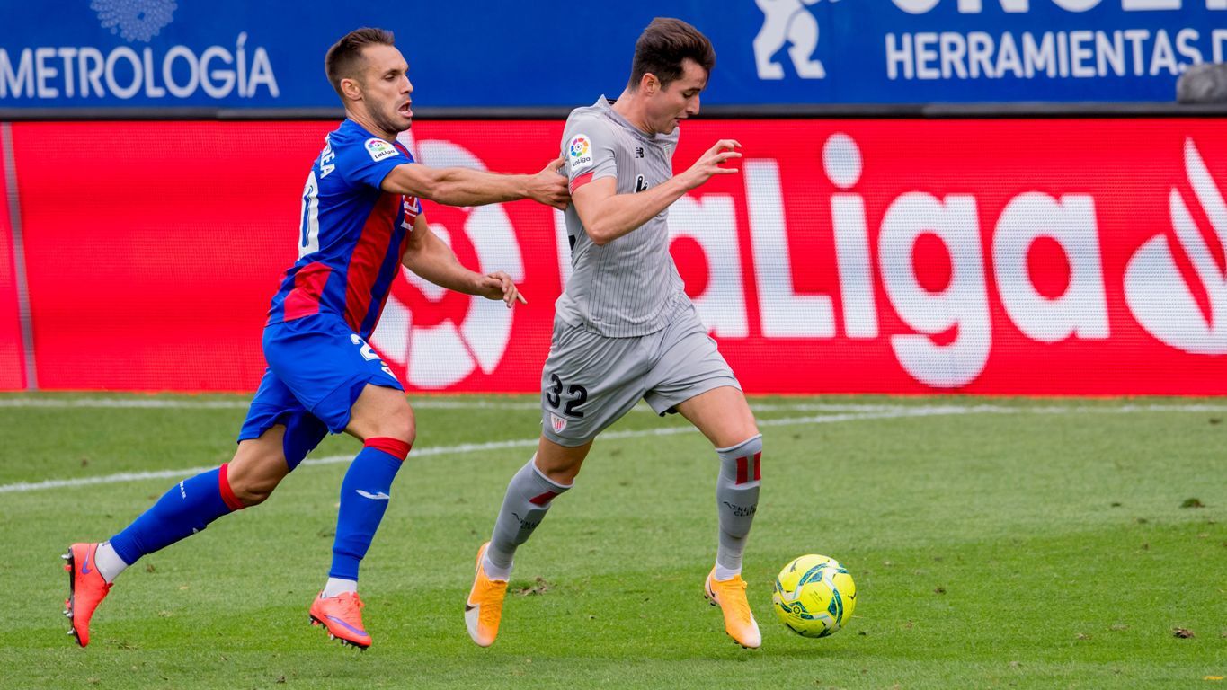 Nueva titularidad en Ipurua para el joven Jon Morcillo.