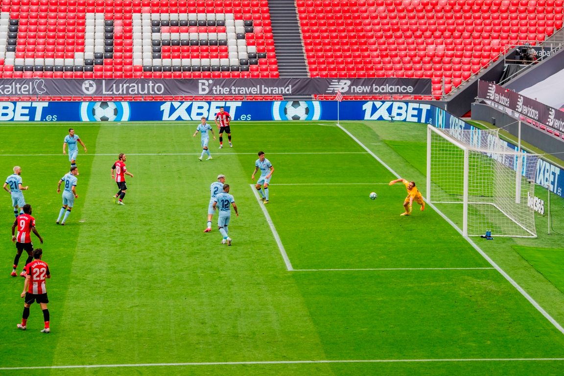  Así anotaba Iker Muniain el gol ante Oblak en San Mamés.