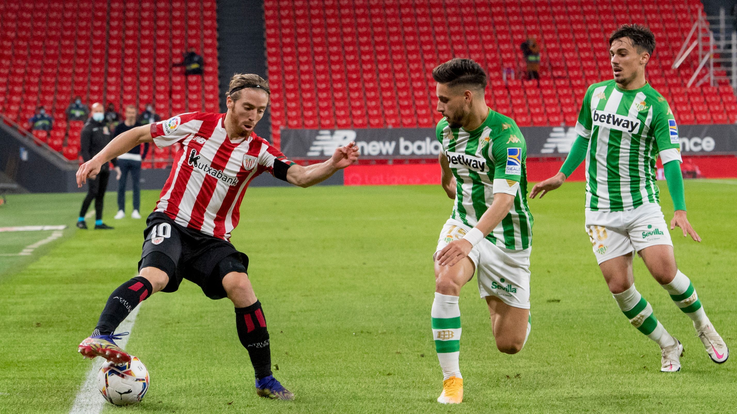 Recorte del capitán, Iker Muniain, ante el Betis en San Mamés.