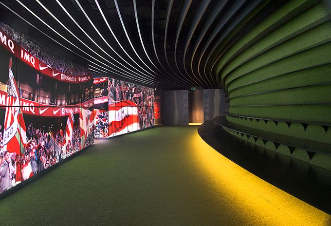  El Museo del Athletic Club de Bilbao ubicado en el campo de San Mamés.