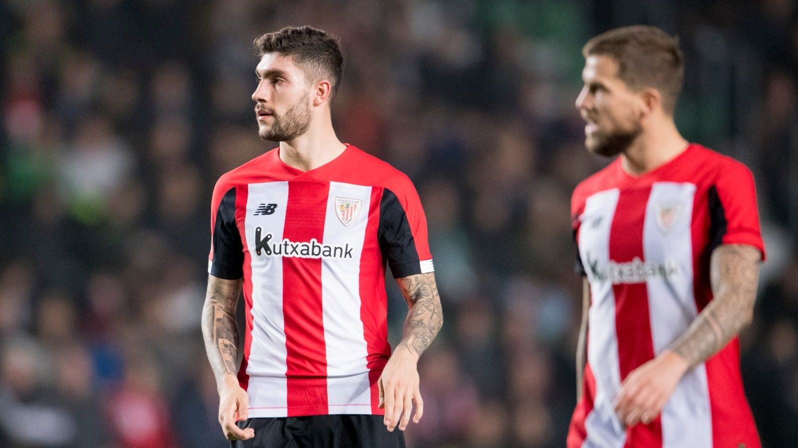 Unai Núñez e Iñigo Martínez formaron la pareja de centrales en Elche en la Copa.