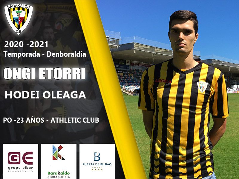 El meta Hodei Oleaga ha firmado por el Barakaldo CF.