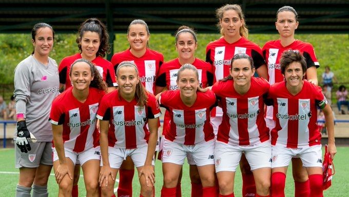 El once del Athletic Femenino ante el Eibar en Unbe (foto: Athletic Club).