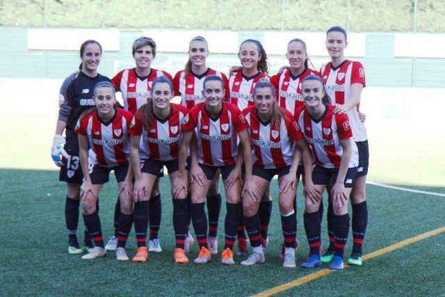 Once del Athletic Femenino en la semifinal de la Euskal Kopa ante el Eibar.