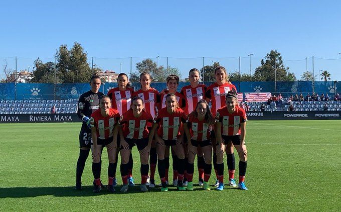  Once del Athletic Club femenino este sábado ante el RCD Espanyol en Sant Adrià de Besòs.