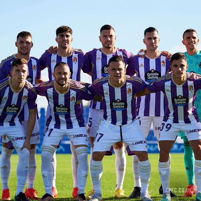  Once del Real Valladolid, rival del Arenas, ante el Crystal Palace.