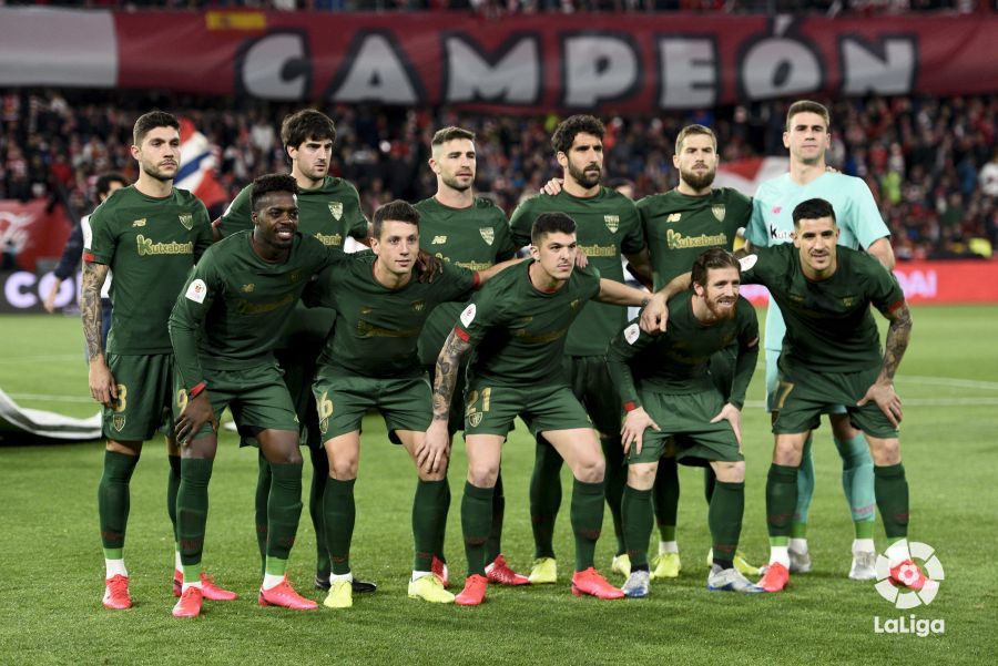  El once del Athletic Club en la vuelta de la semifinal de Copa.