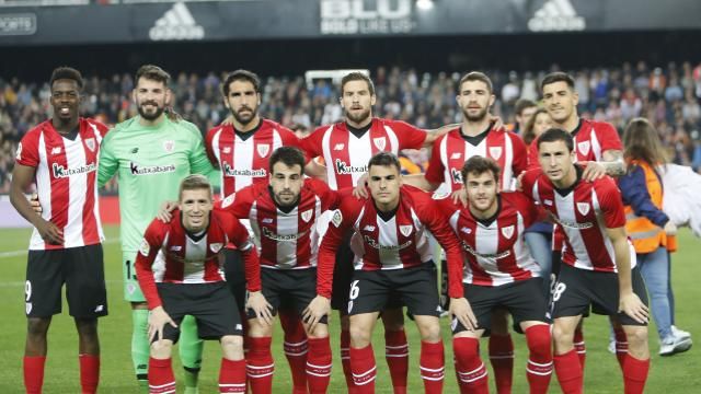 Este fue el once del Athletic Club de Gaizka Garitano en Mestalla
