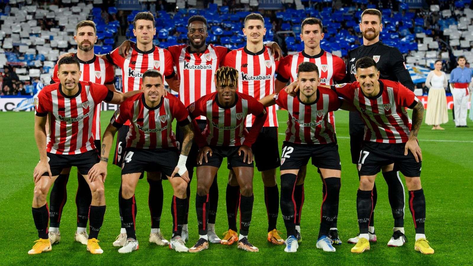  Once inicial del Athletic en el Derbi Vasco.