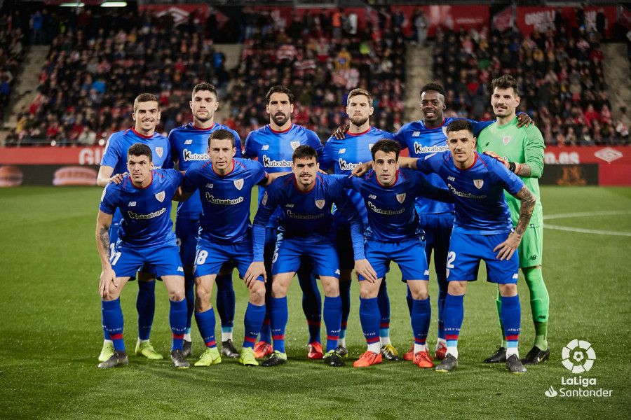  Este fue el once del Athletic Club en Montilivi en la Jornada 29 de LaLiga (FOTO: LaLiga)