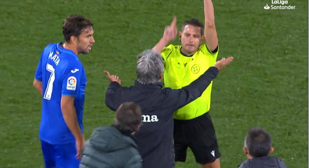  Quique Sánchez Flores ve la roja tras el Getafe-Athletic Club.