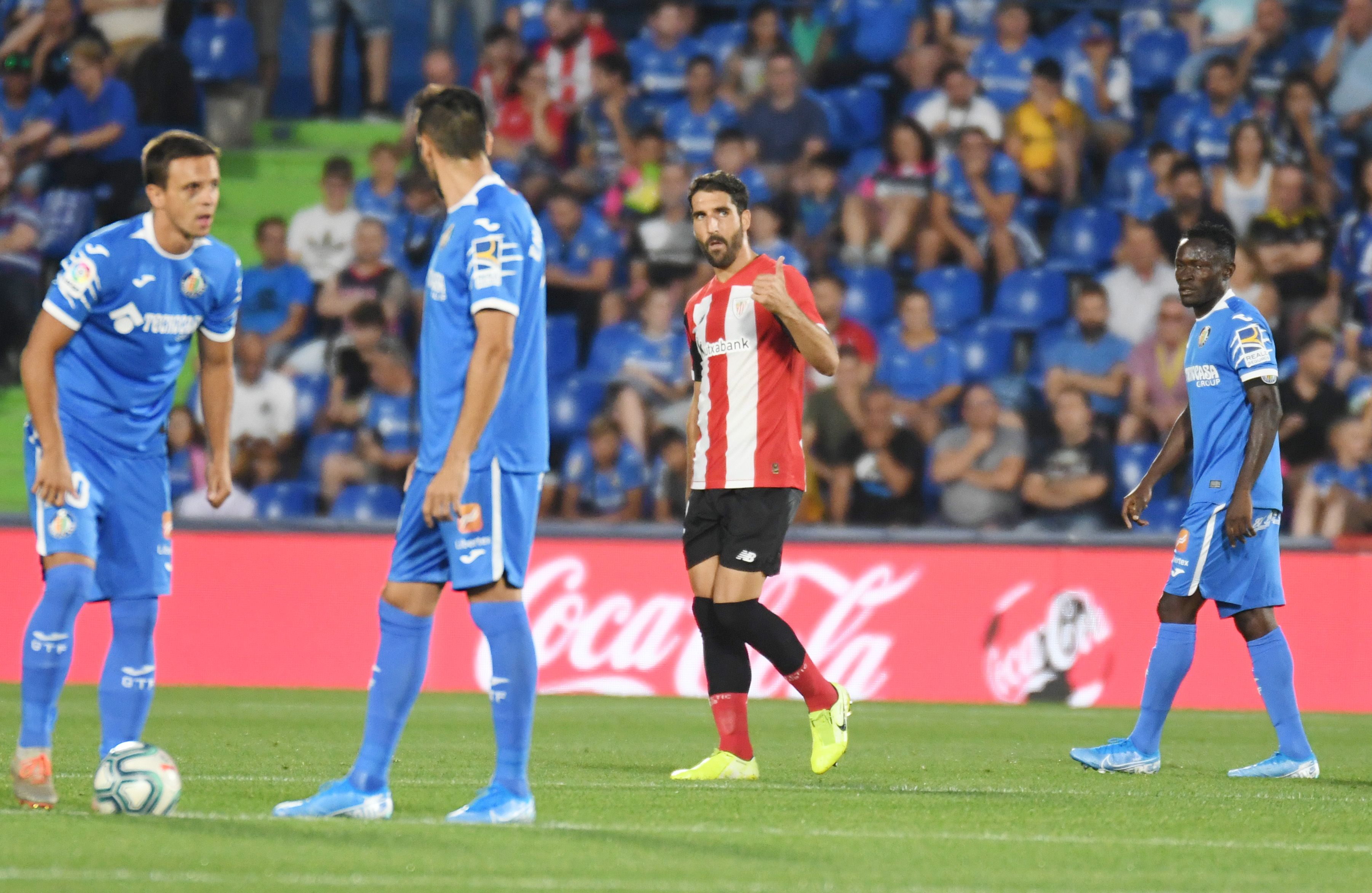  Raúl García adelantaba al Athletic en el marcador en Getafe.
