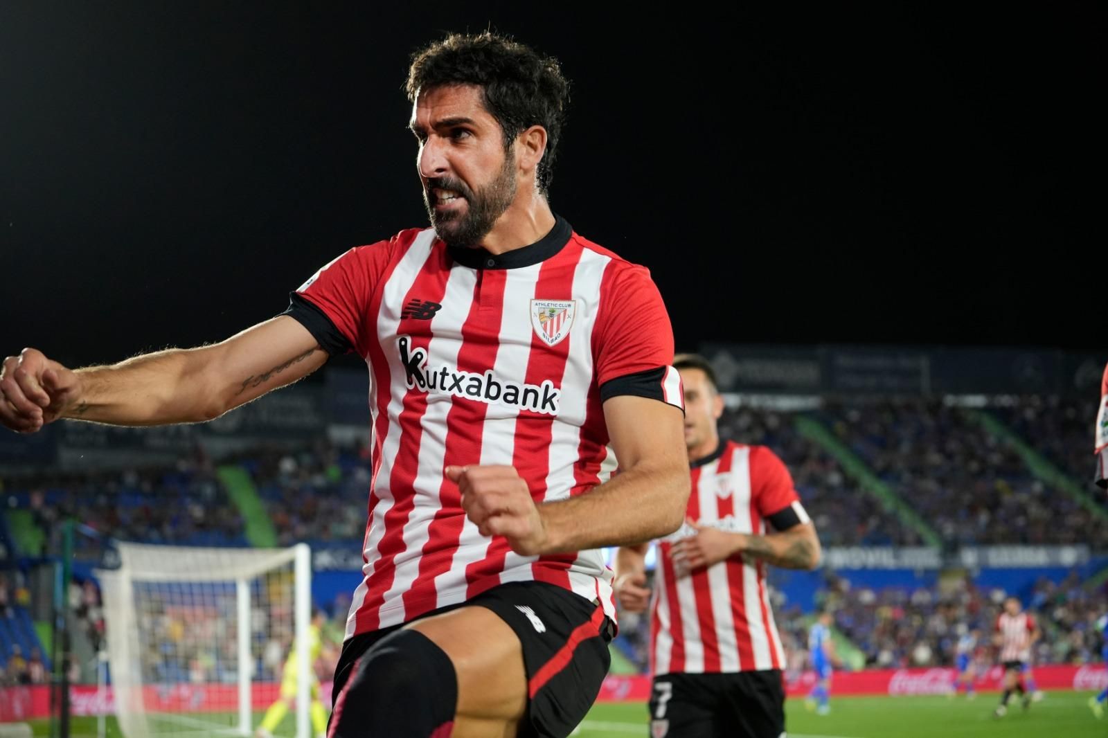  Gol de Raúl García ante el Getafe en el Coliseum.