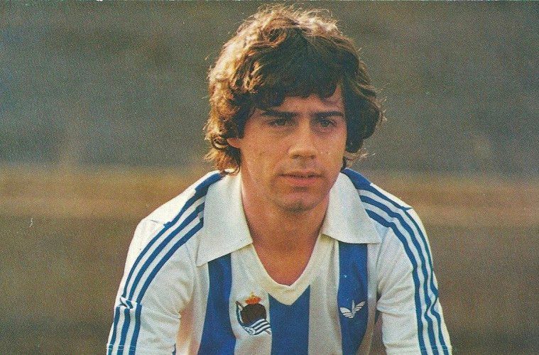  Roberto López Ufarte en su etapa de jugador con la camiseta de la Real Sociedad.