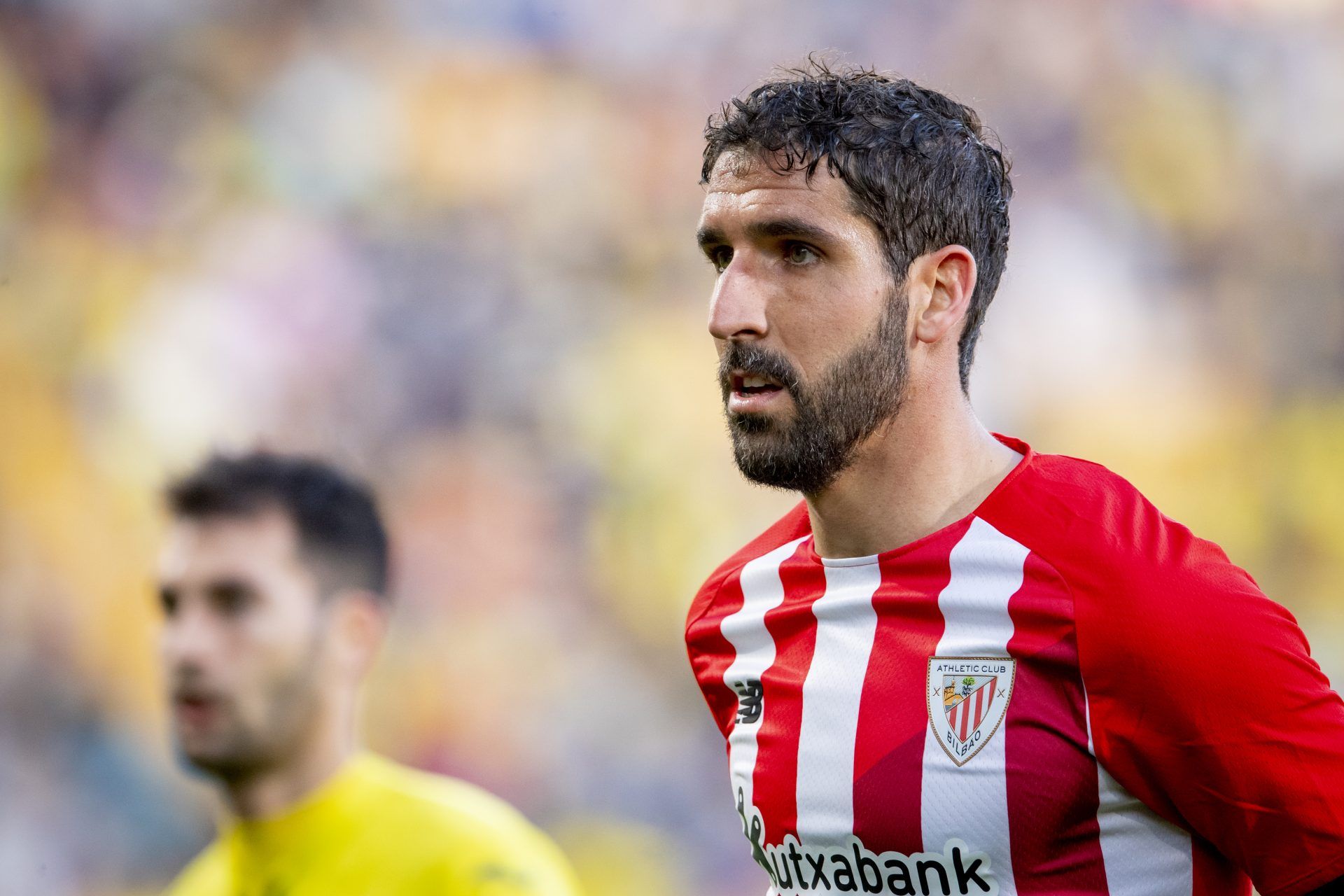 Plano de Raúl García ante el Villarreal CF en La Cerámica.