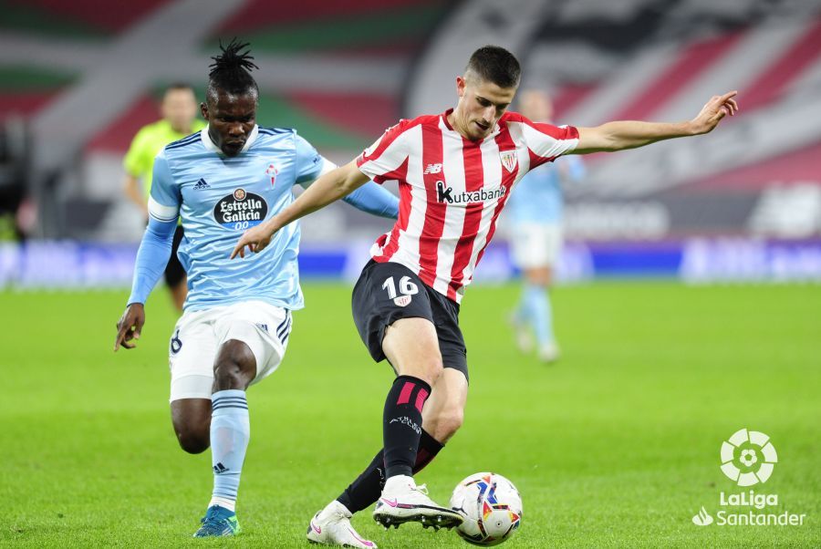  Oihan Sancet entró en la segunda mitad del Athletic-Celta.