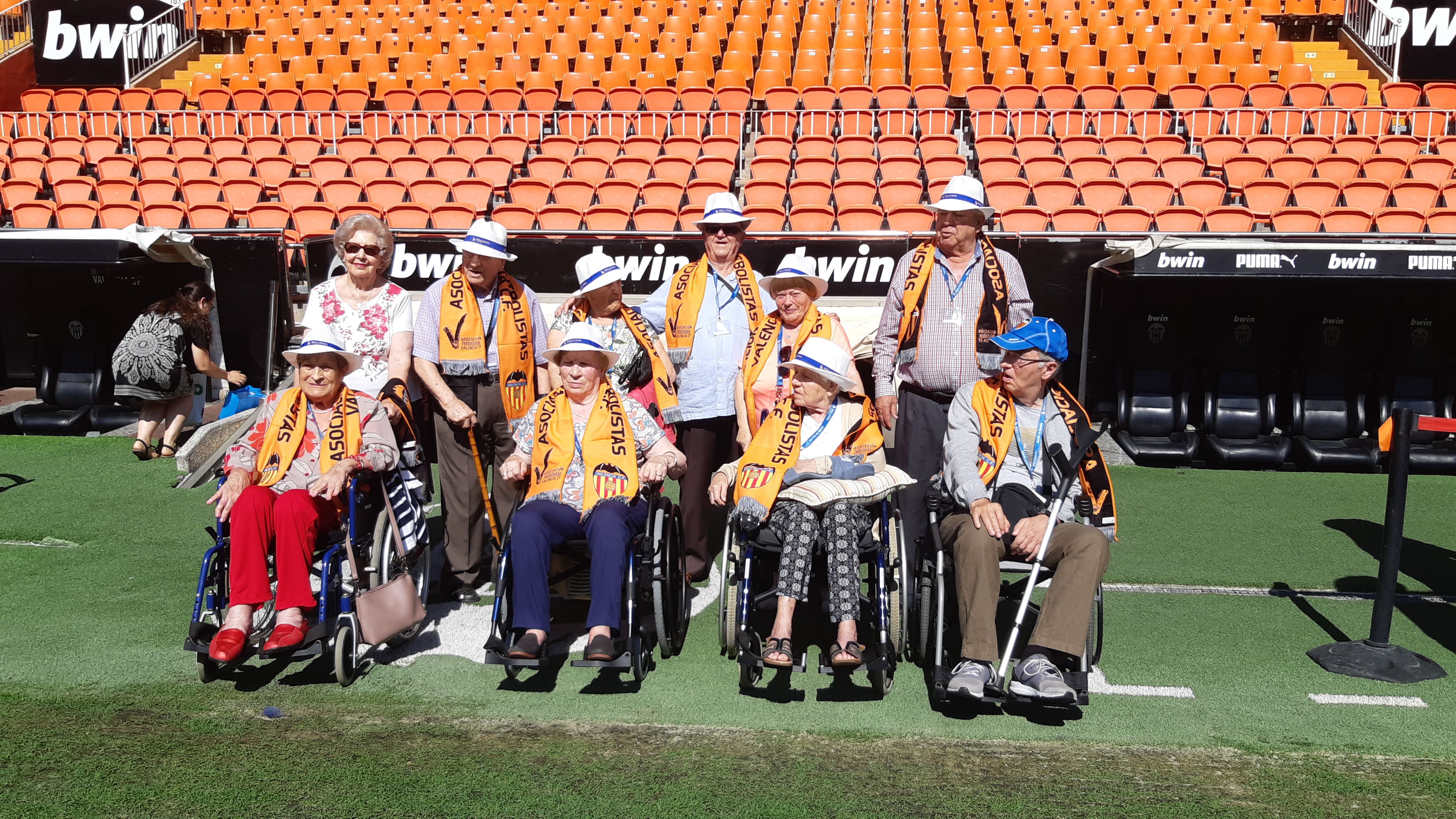  Talleres de reminiscencia en Mestalla. El fútbol contra la pérdida de la memoria.