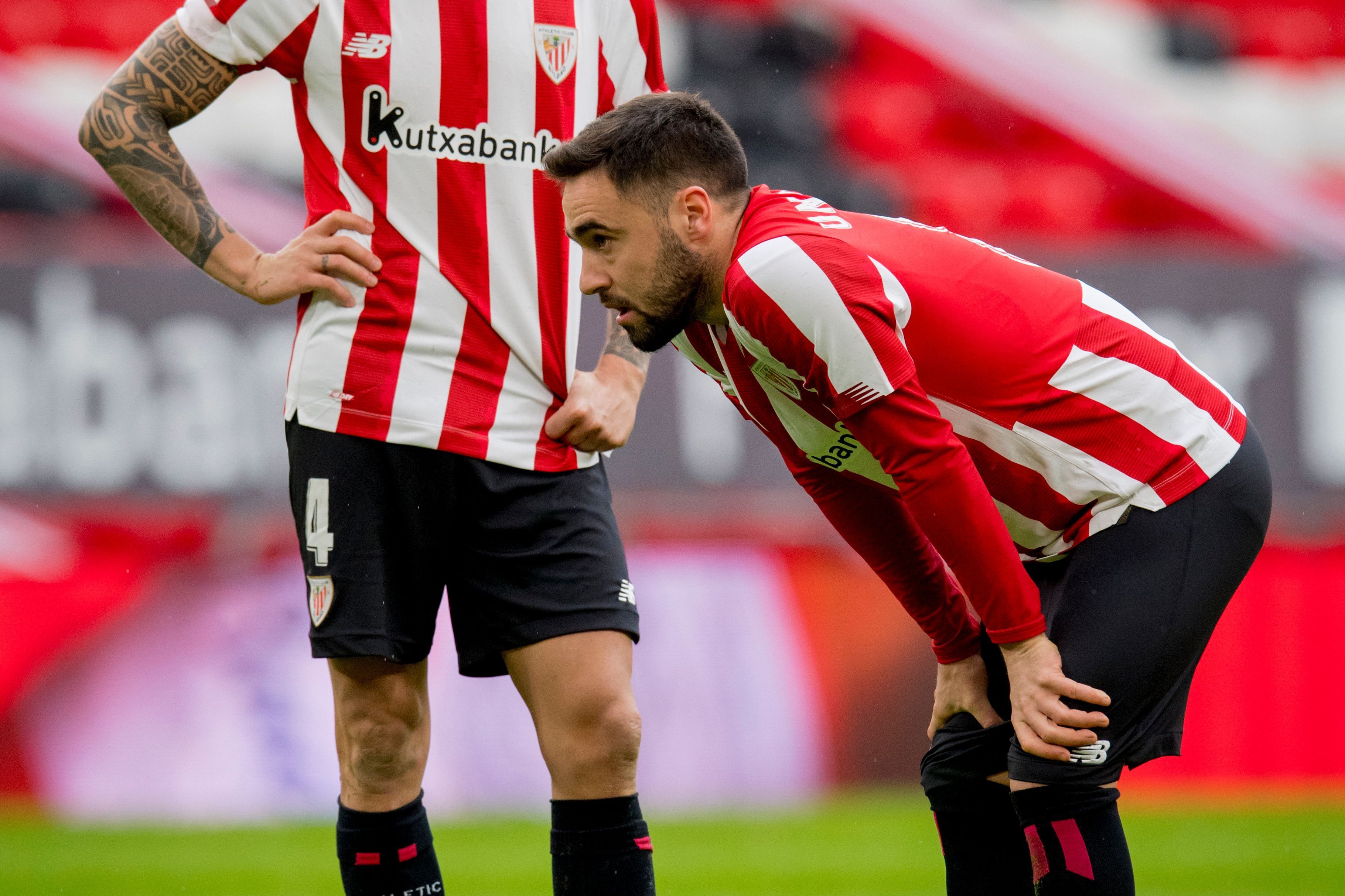 Unai López, que deberá buscar equipo en el mercado de fichajes, durante el derbi.