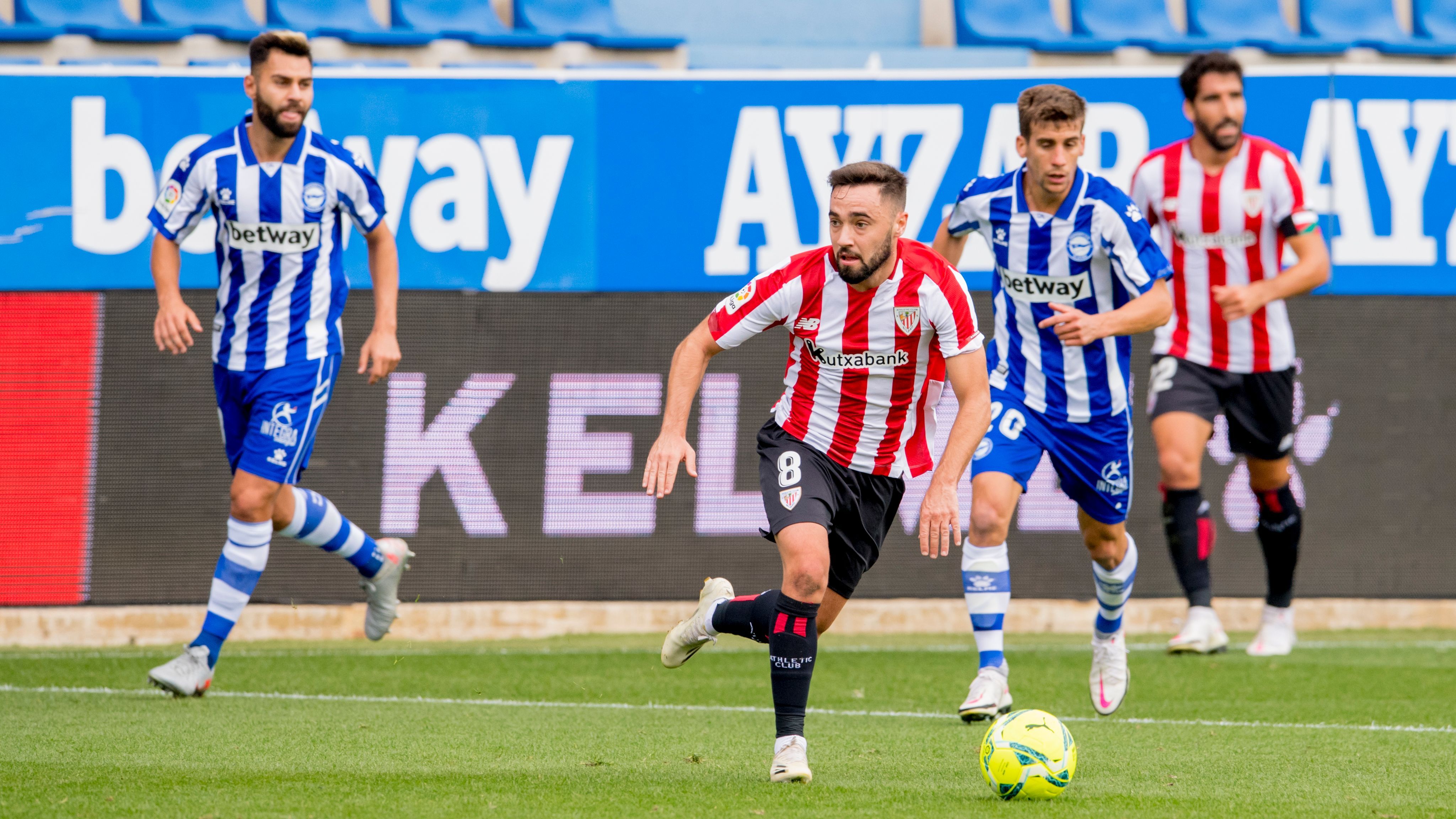 Unai López en un partido jugado en Gasteiz