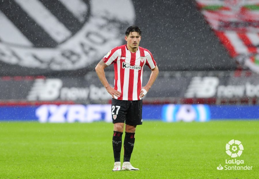 Unai Vencedor, en el Athletic-Elche.