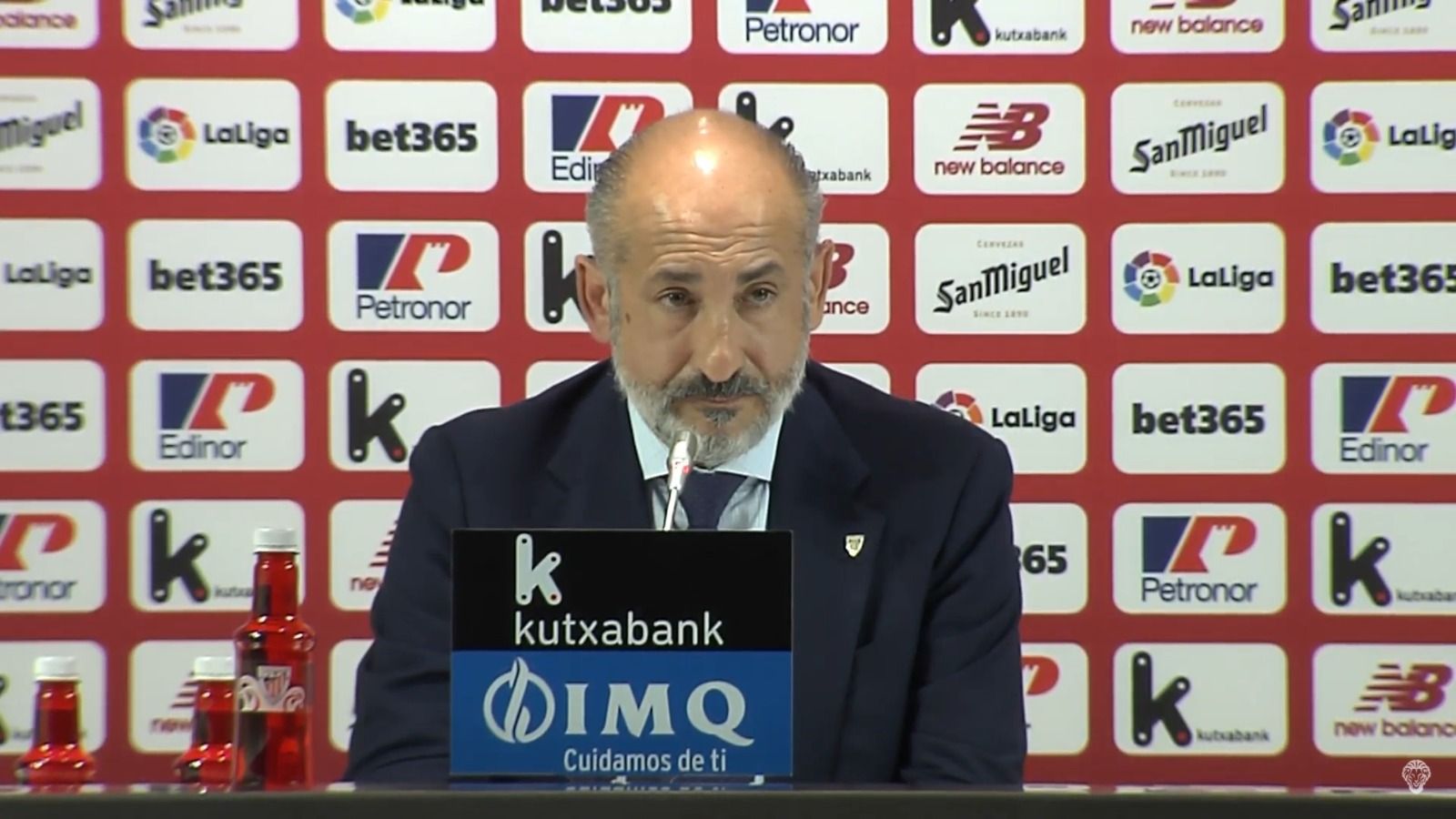  Aitor Elizegi, en sala de prensa.