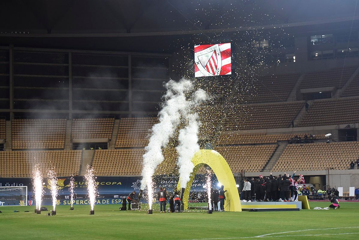  El Athletic Club sumaba su tercera Supercopa, esta vez llegó en La Cartuja de Sevilla.