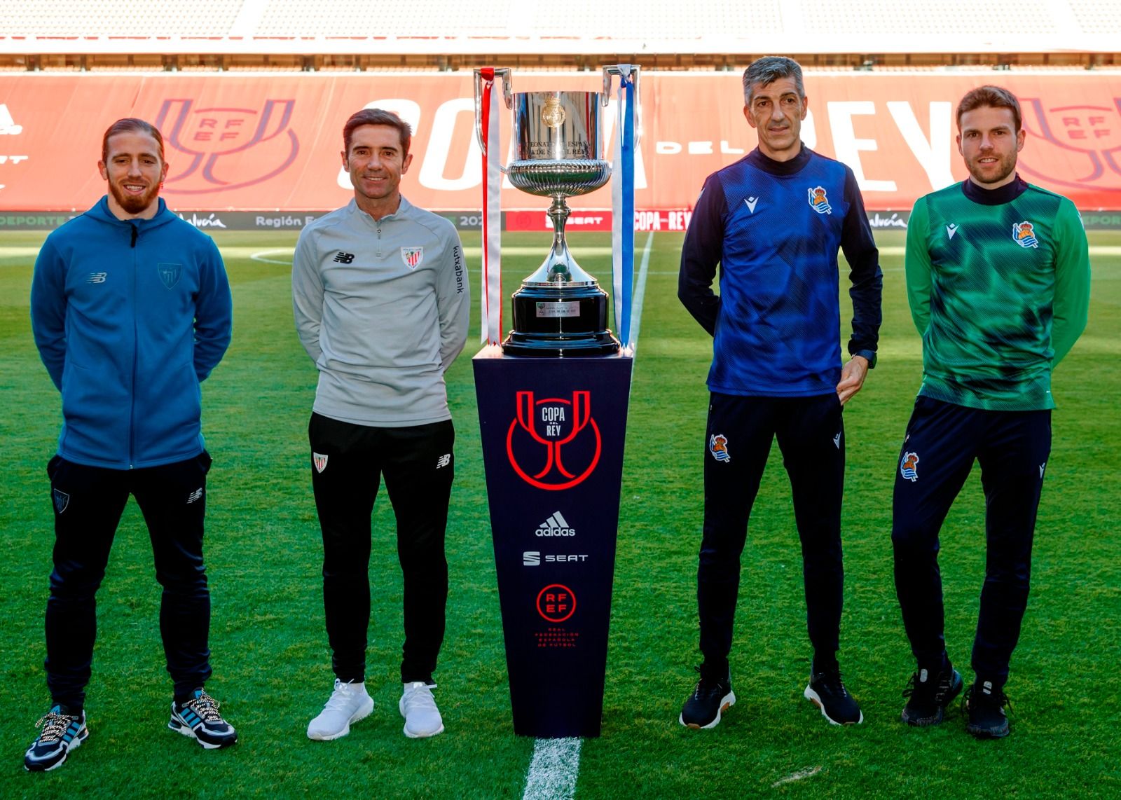  Athletic Club y Real Sociedad se vuelven a medir este miércoles, esta vez en Anoeta y sin trofeo de por medio.