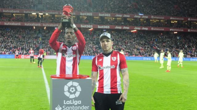 Iñaki Williams coronado en San Mamés por Kerman Lejarraga.
