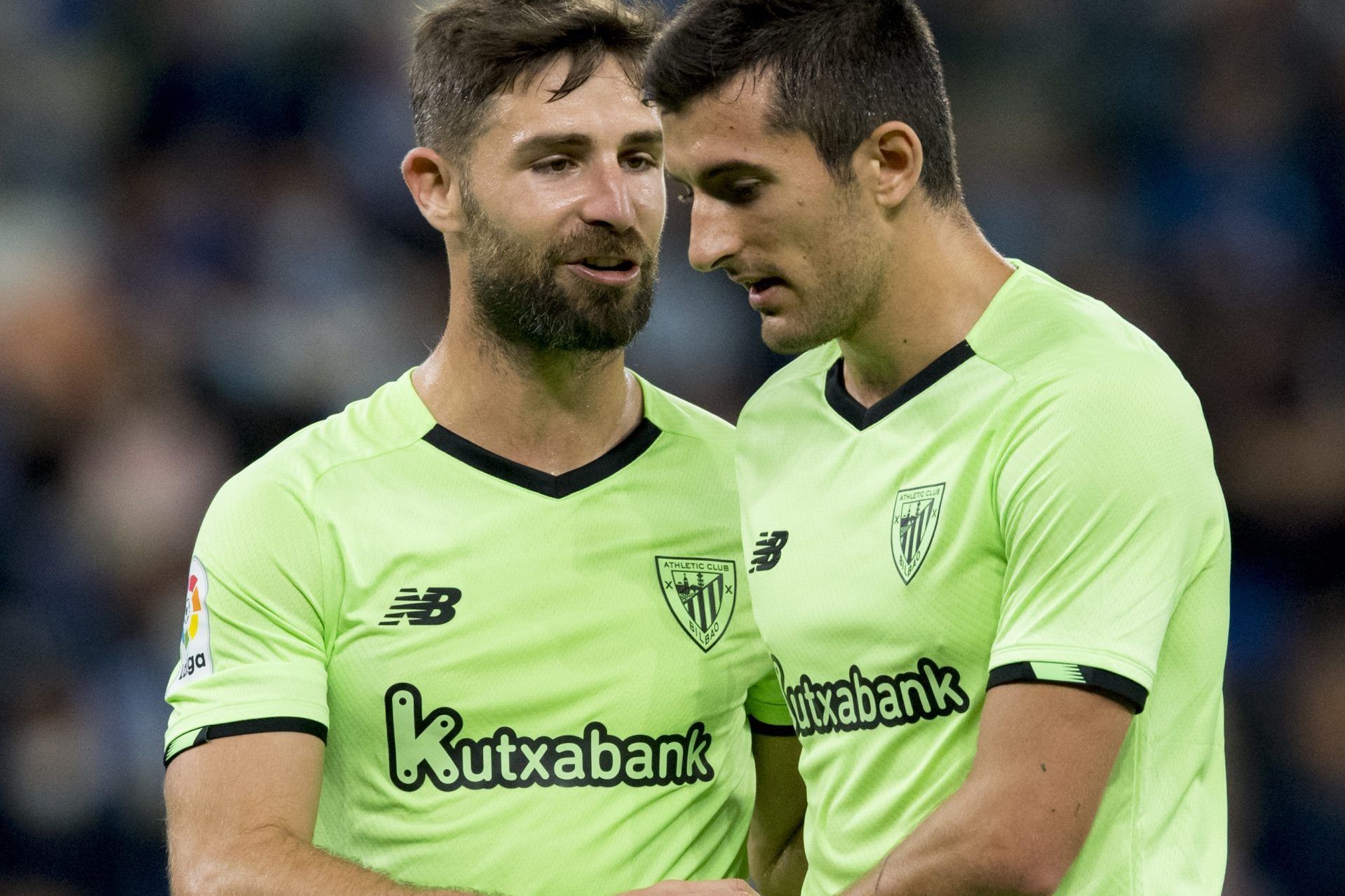 Los centrales Yeray y Dani Vivian en Cornellá.