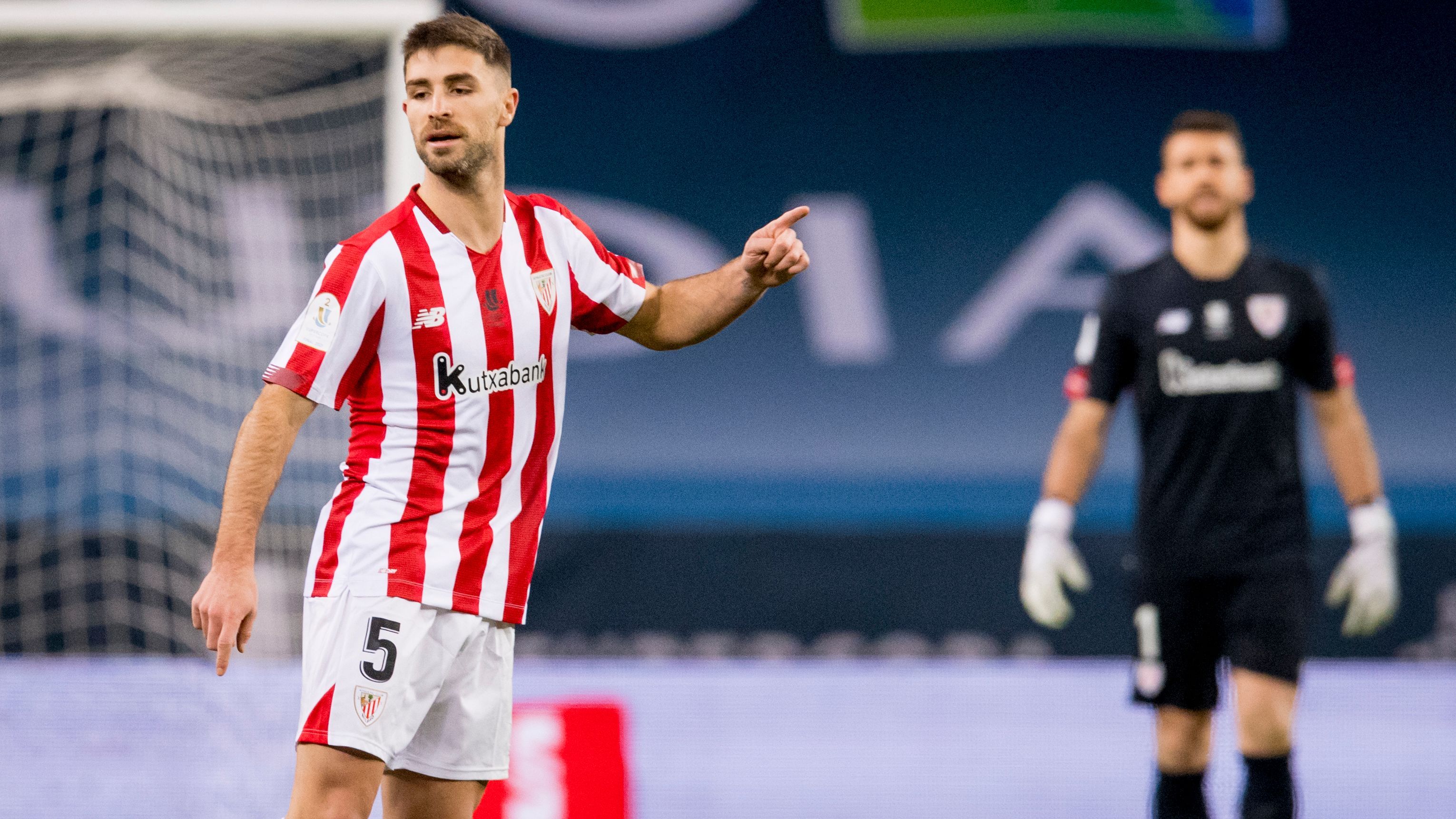 Yeray Álvarez en la Supercopa de Sevilla.