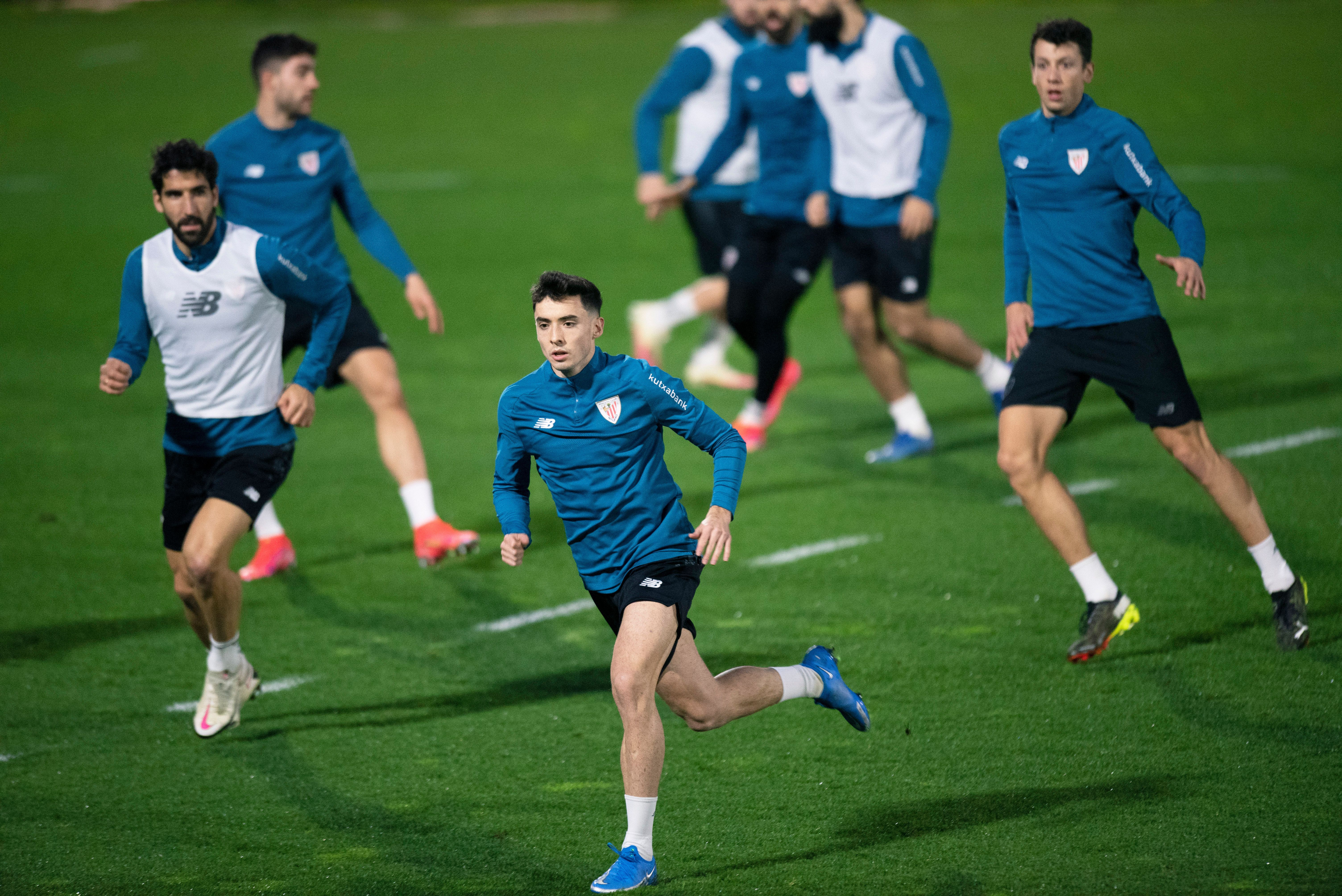  El getxotarra Oier Zarraga en un partidillo en Lezama.