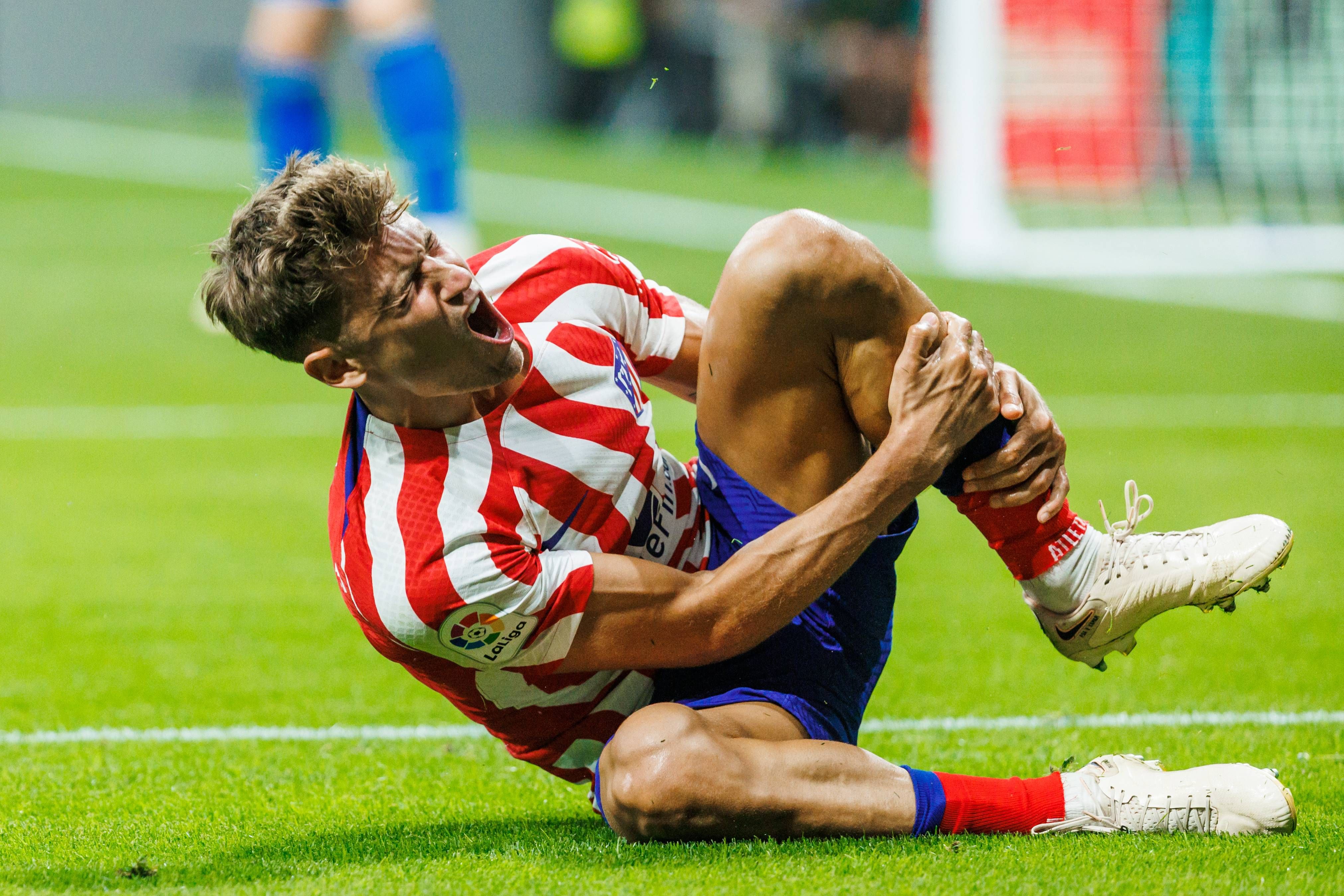 Marcos Llorente, en un partido del Atlético de Madrid.