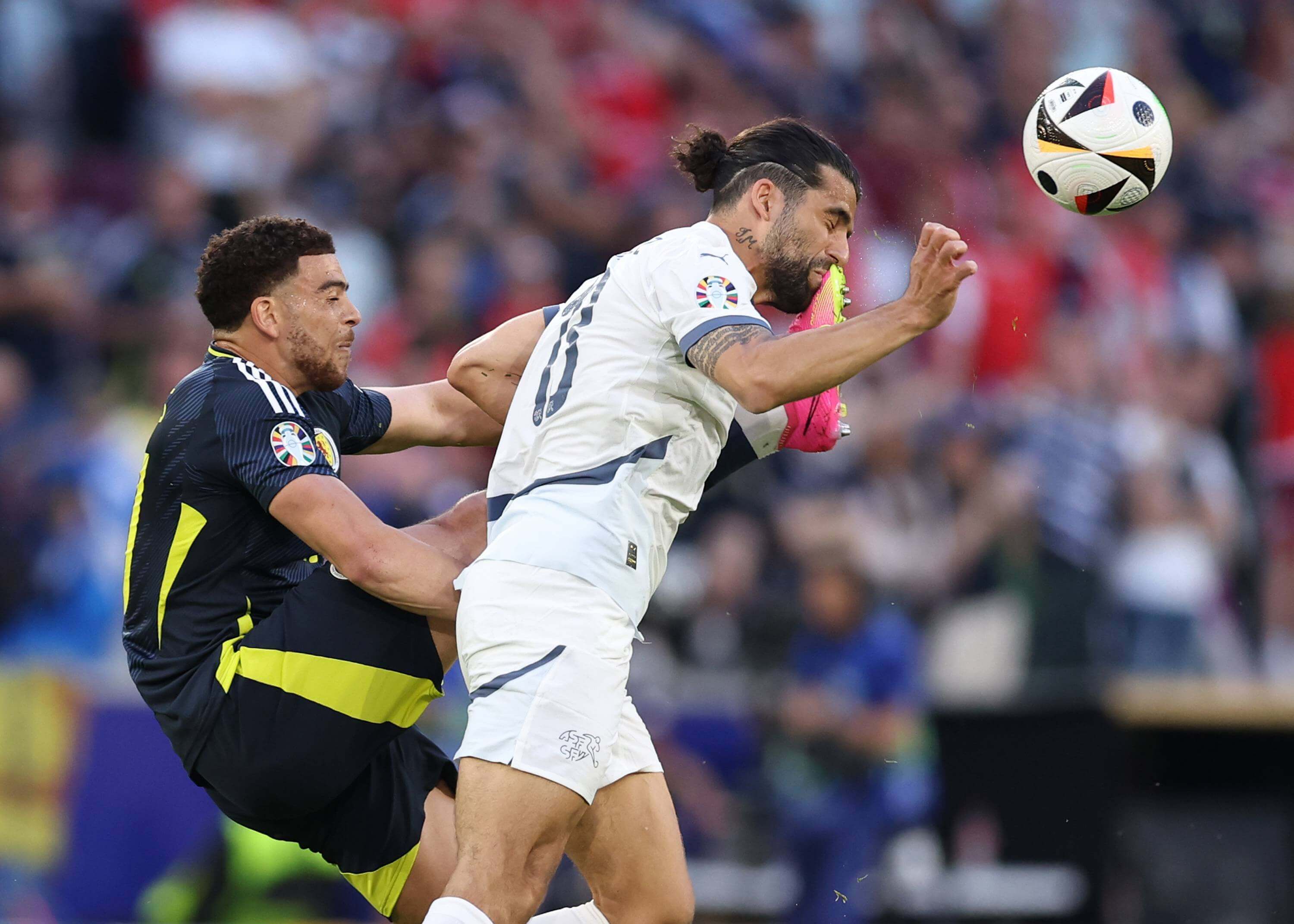  Escocia y Suiza, partido del grupo A de la Eurocopa 2024