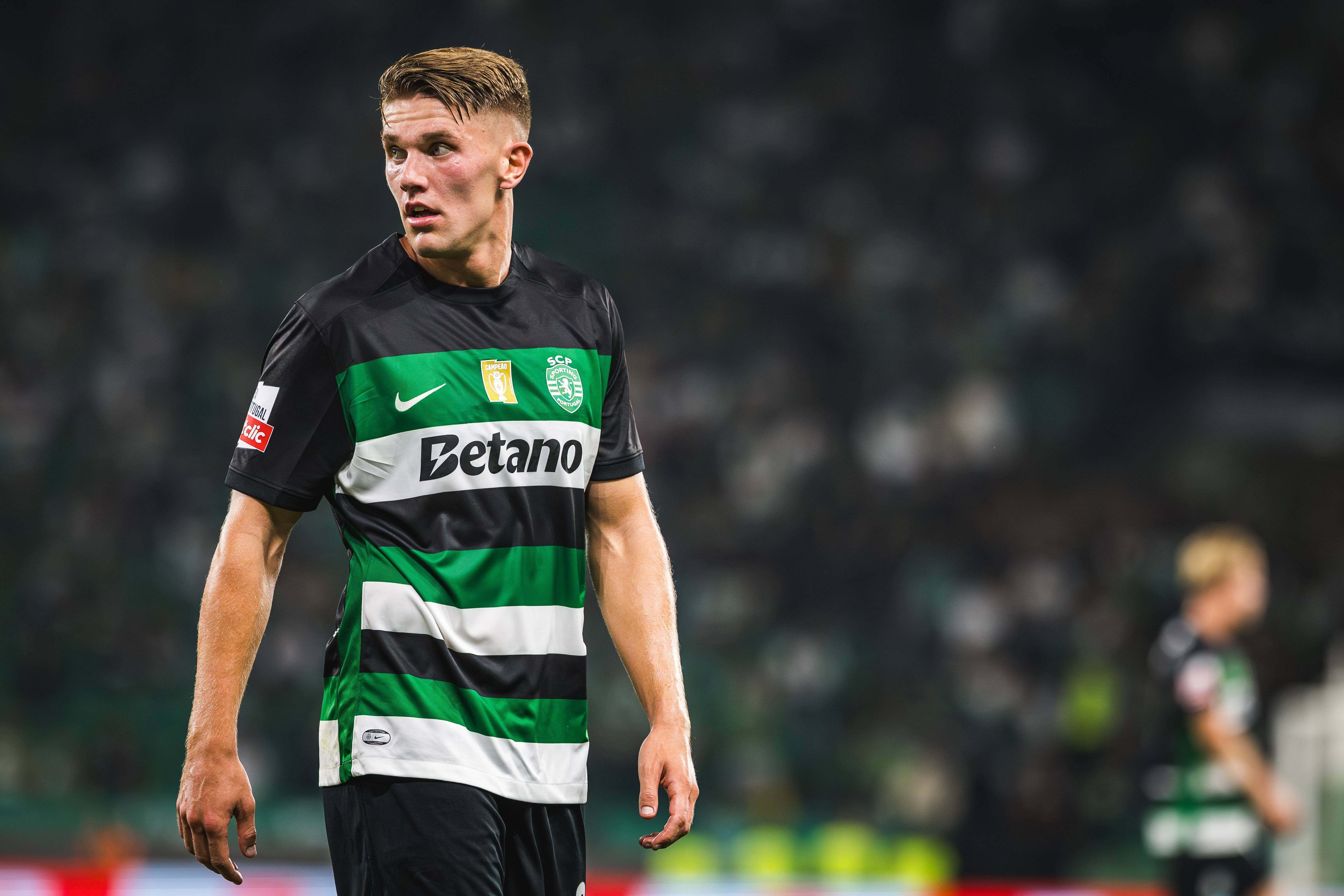  Gyökeres, en un partido con el Sporting CP.