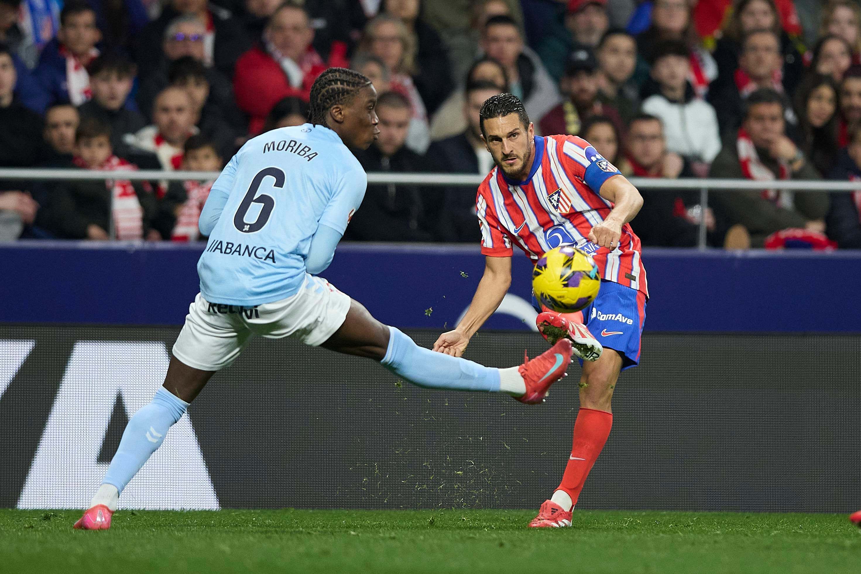  Koke, en el partido contra el Celta (Cordon Press)