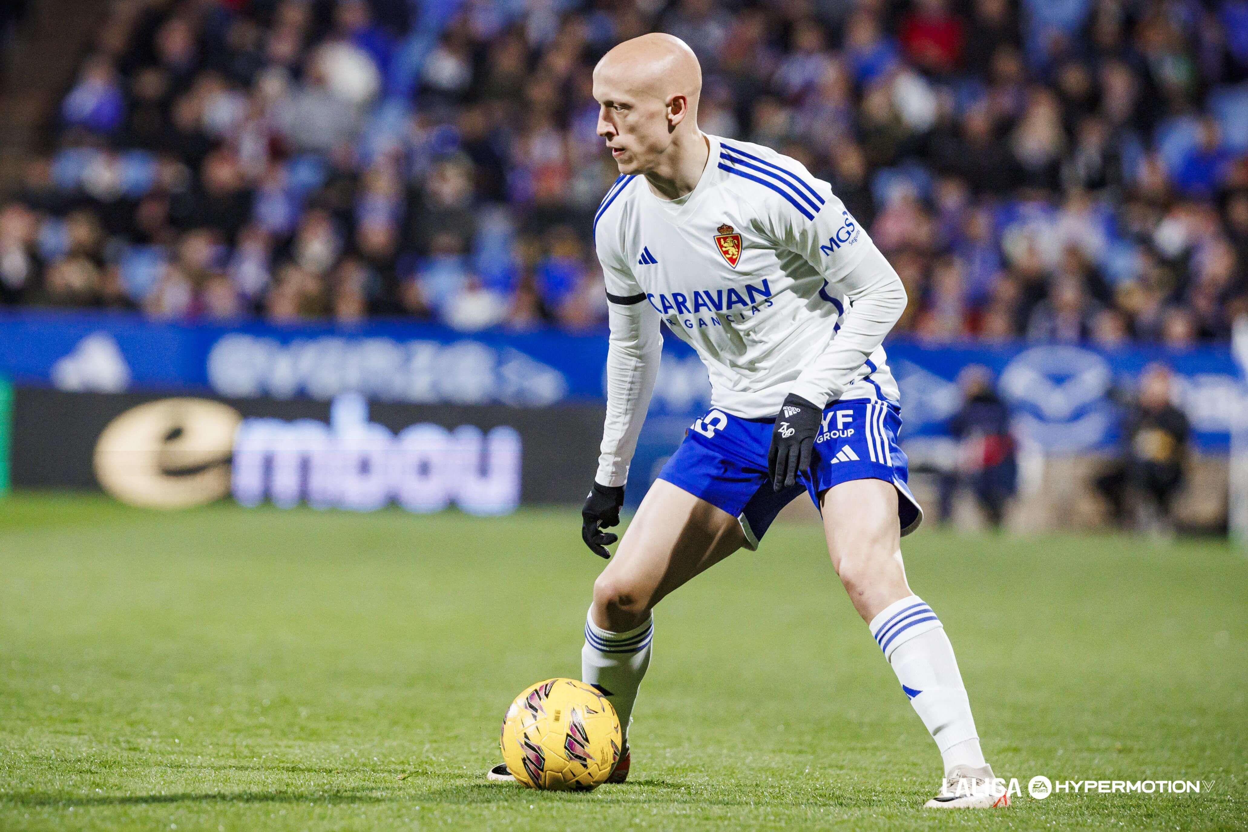  Víctor Mollejo, en el Zaragoza - Cartagena.