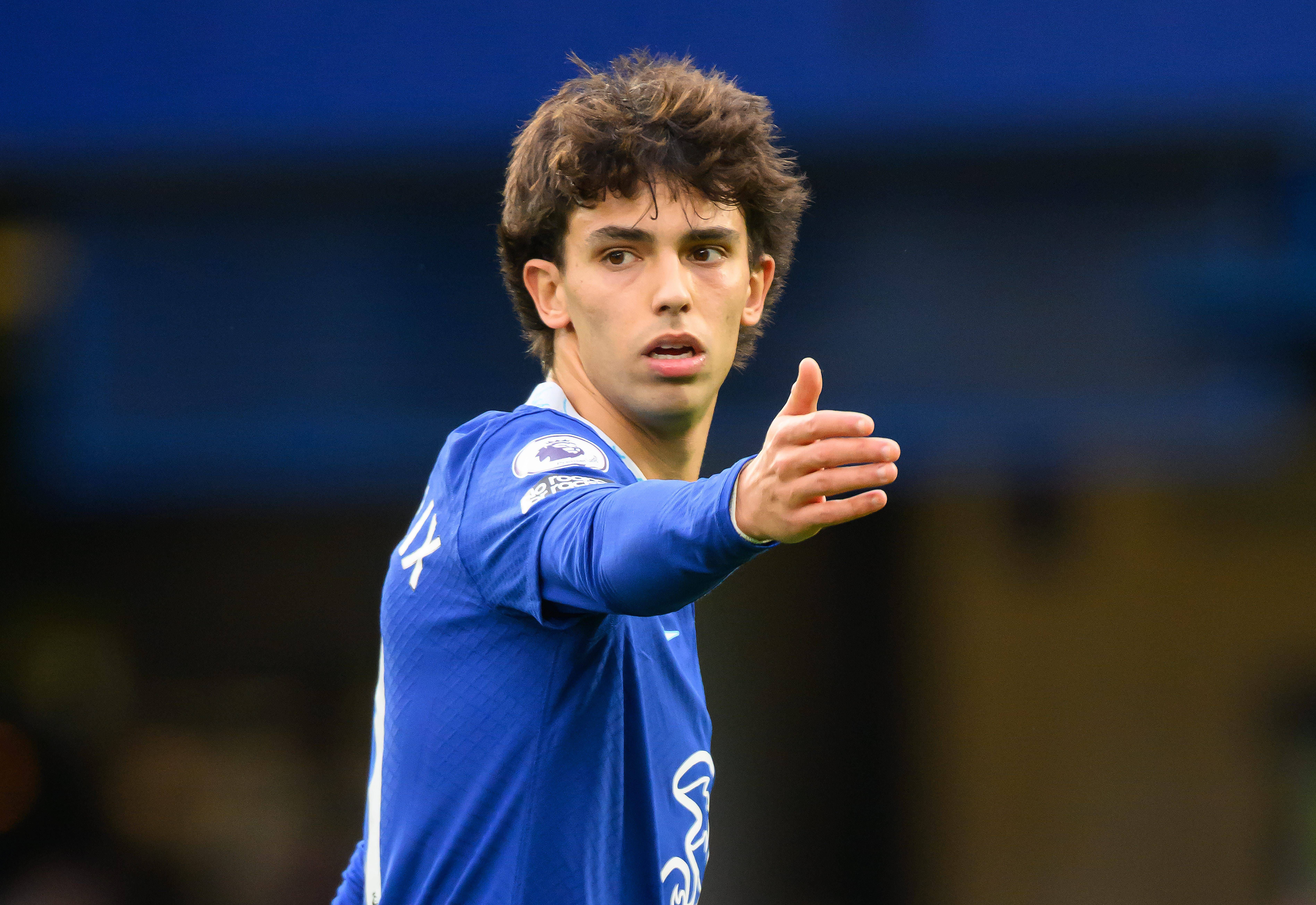 Joao Félix, en un partido con el Chelsea.