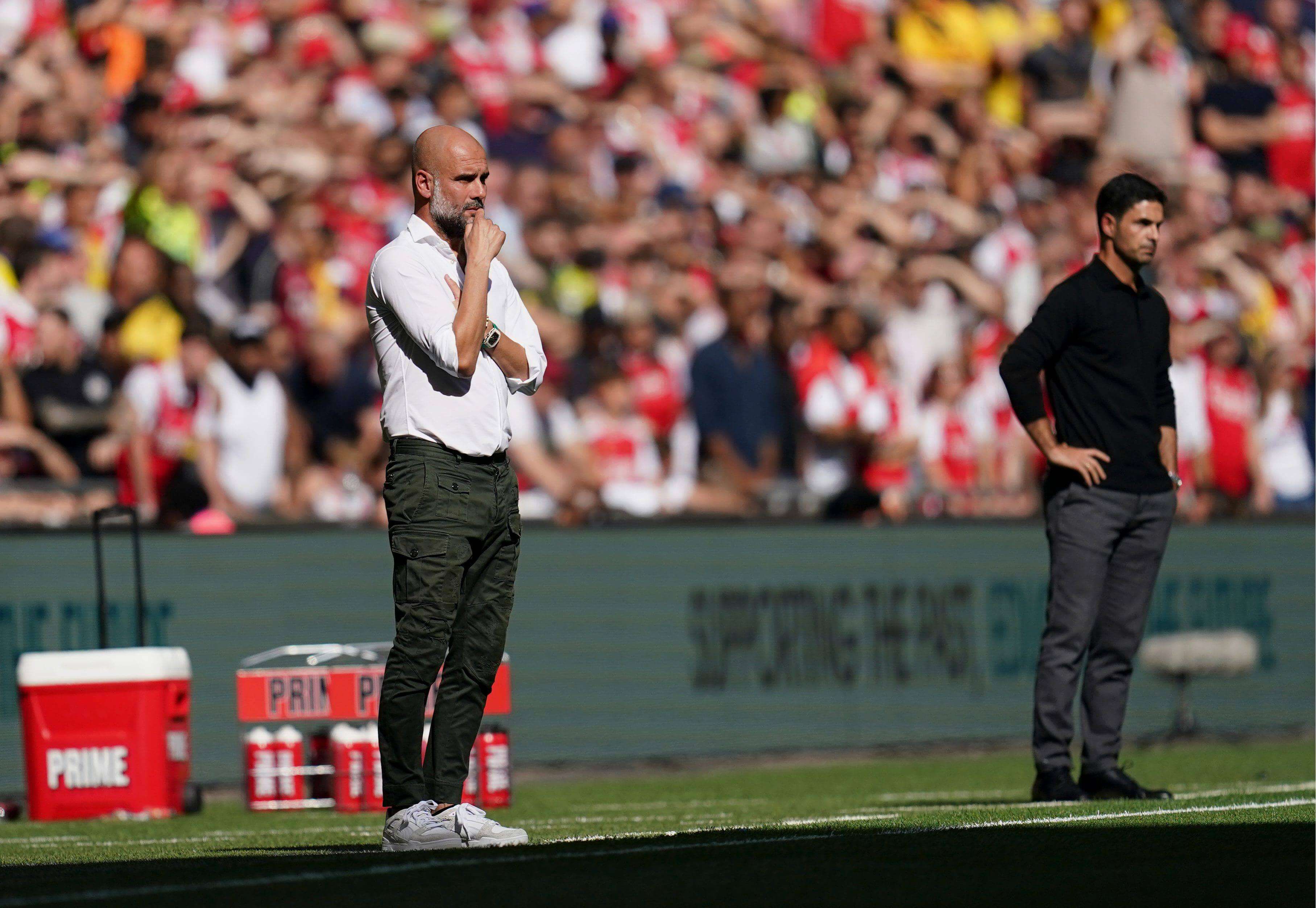  Mikel Arteta y Pep Guardiola en la Premier League (Cordon Press)