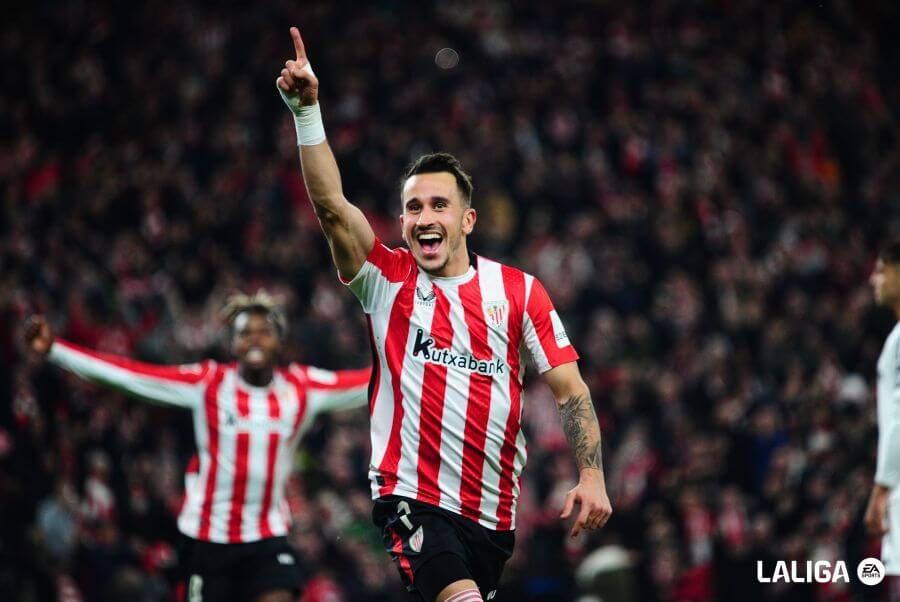  Álex Berenguer, autor del 1-0 en el Athletic-Real Madrid en San Mamés.