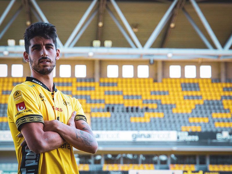  Imagen de la presentación de Álex Portillo con el IF Elfsborg, rival este jueves del Athletic Club en San Mamés.