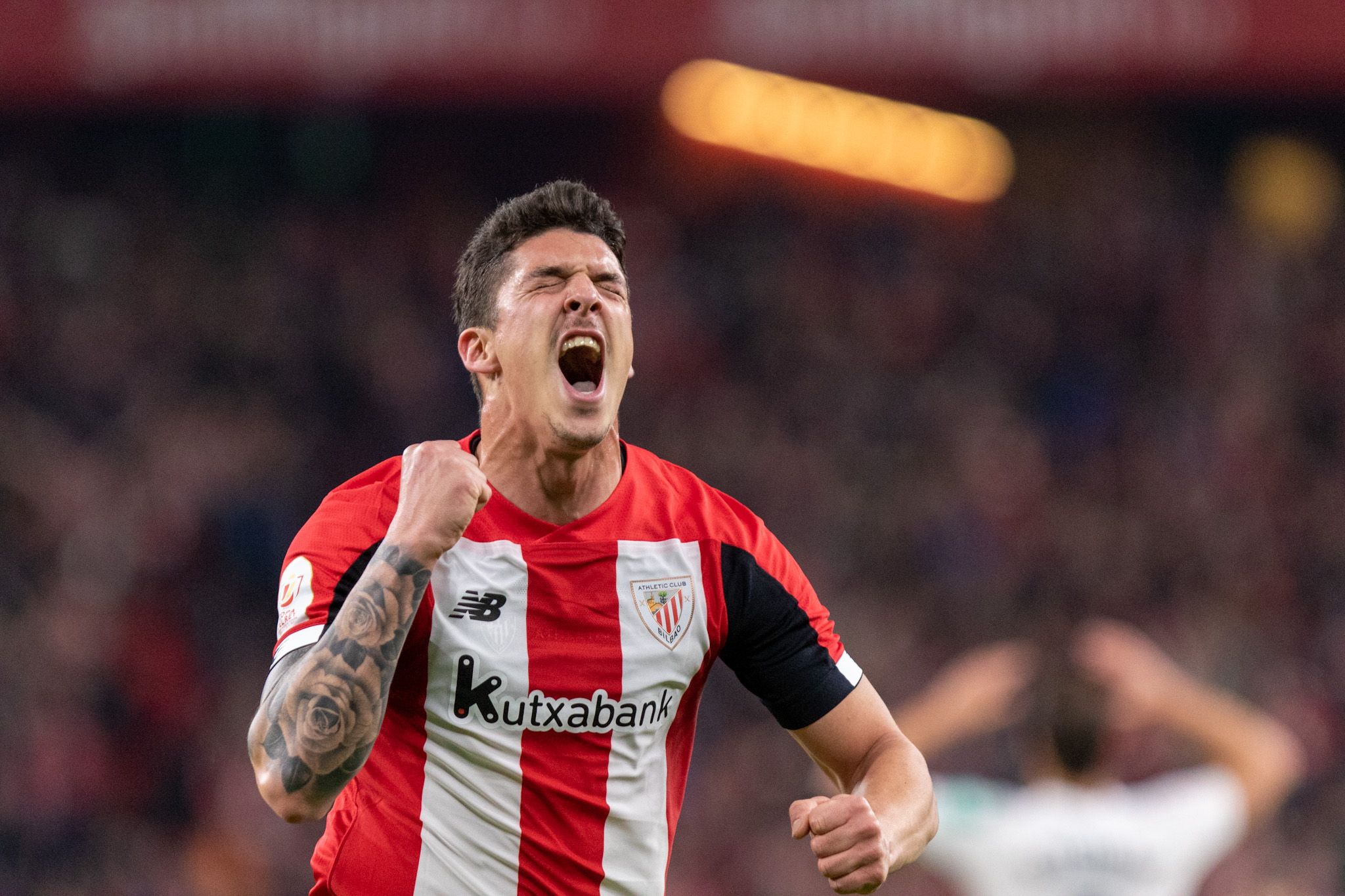  Ander Capa celebra su gol, que fue finalmente anulado.