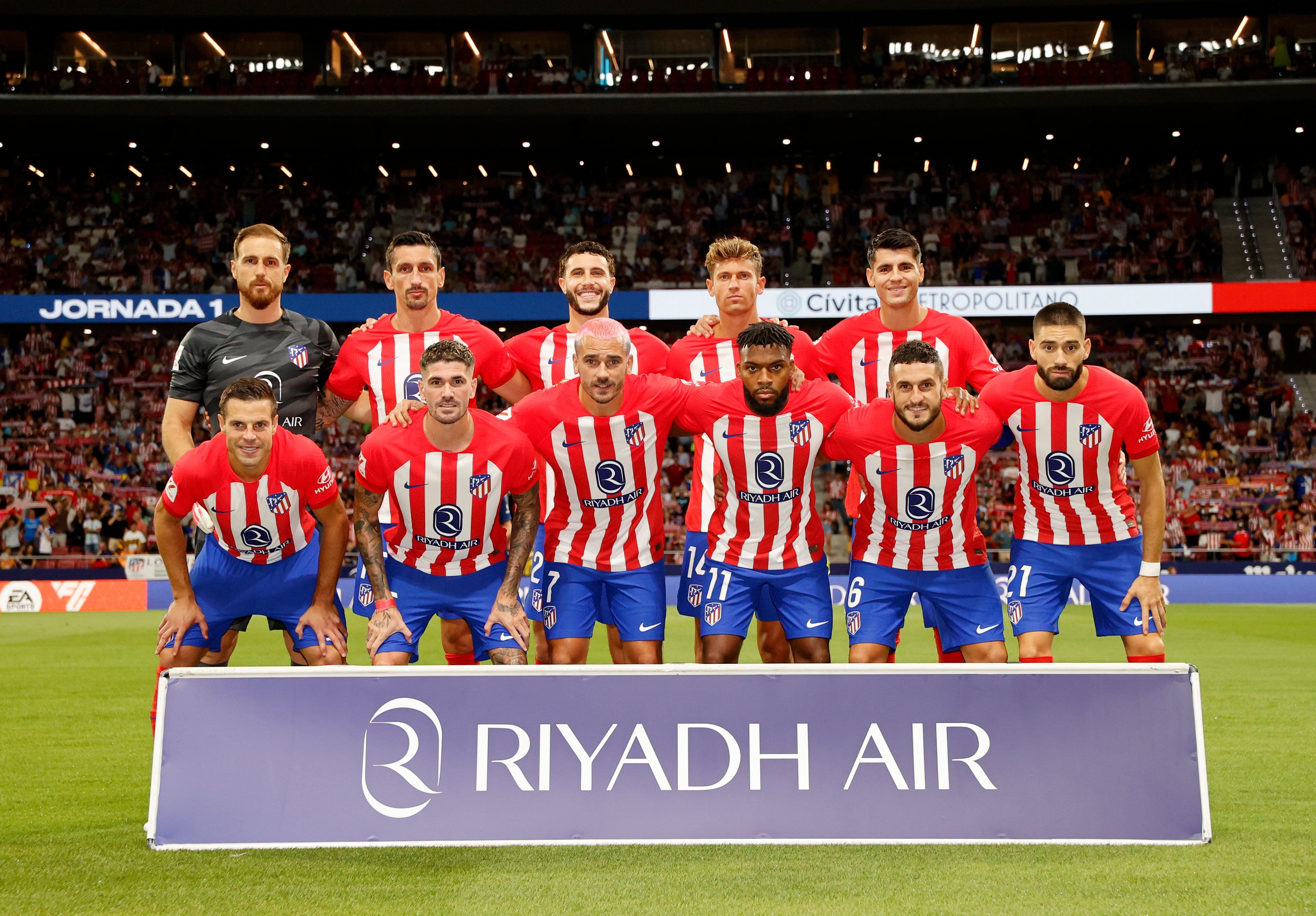  Once del Atlético ante el Granada.