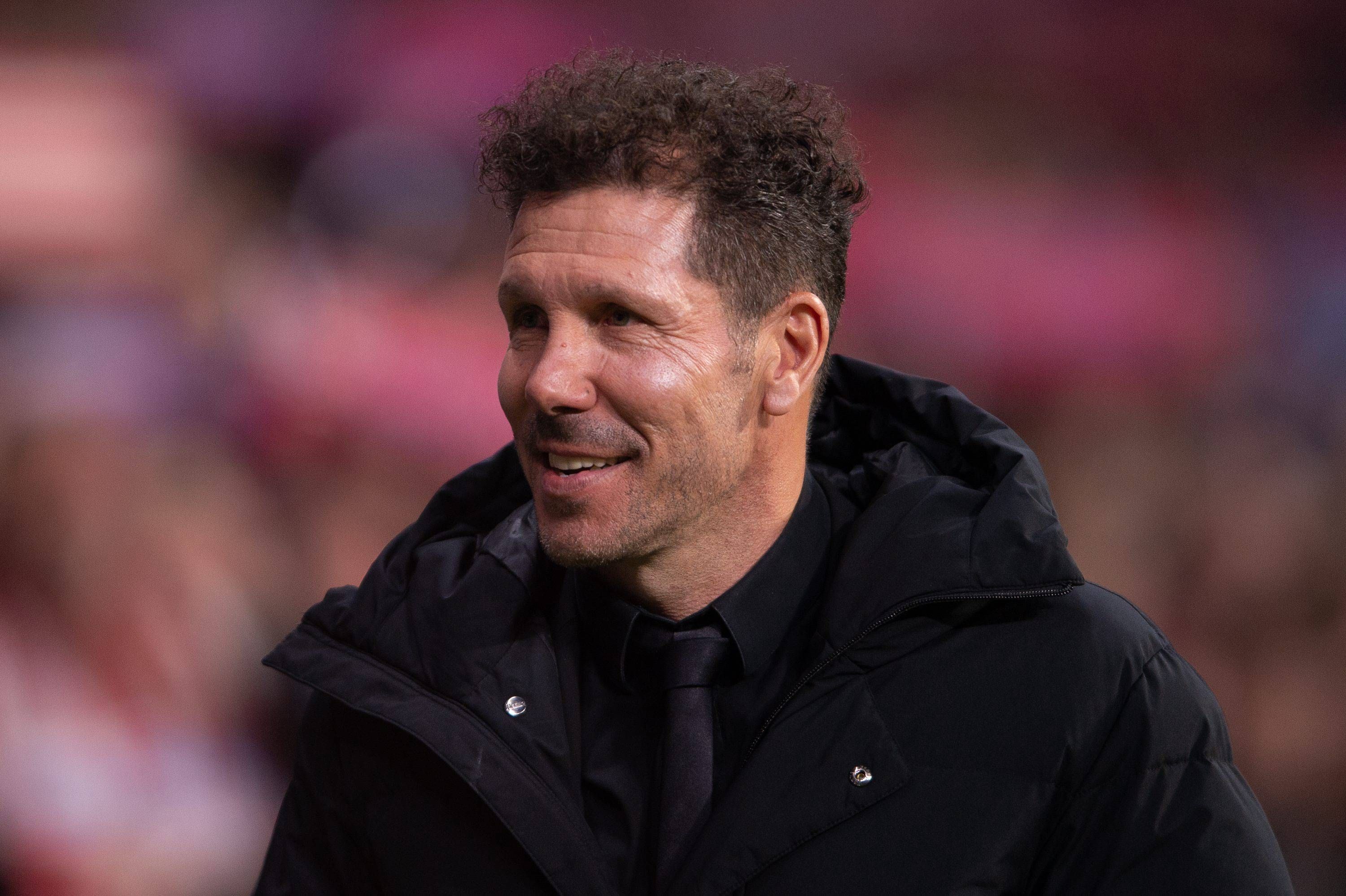  Diego Pablo Simeone, en el Atlético de Madrid-Valencia.